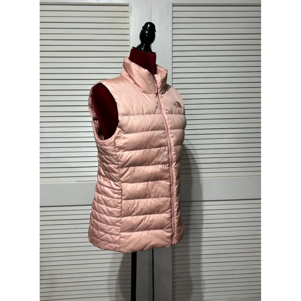 The North Face Women's Pink Aconcagua Down Puffer Vest Size Medium 3150 - Picture 3 of 15